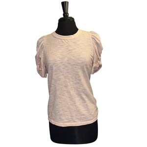 Six Fifty Chic Blush Short Sleeve Women's Top Medium